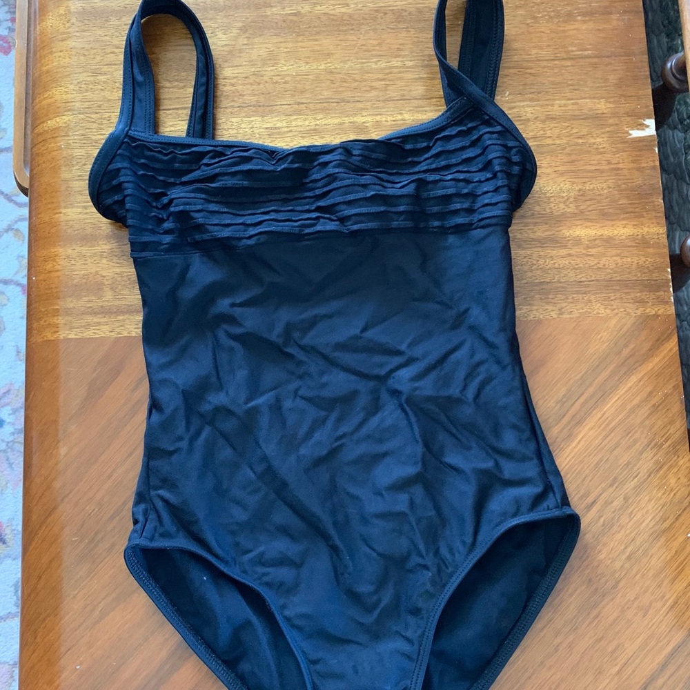 Wear Moi black leotard